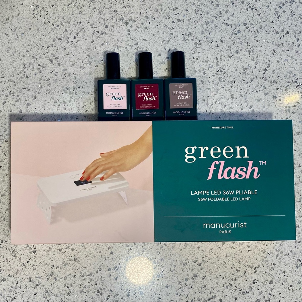 Green Flash LED Lamp Set